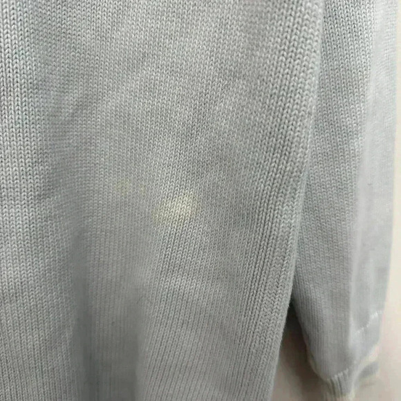 Sunday Best Lamora V-Neck Striped Button Front Cardigan Varsity Preppy Blue Sz S - Picture 8 of 16